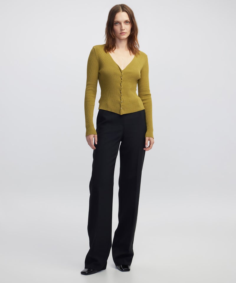 Ipekyol Embellished Ribbed Knit Top - Image 3