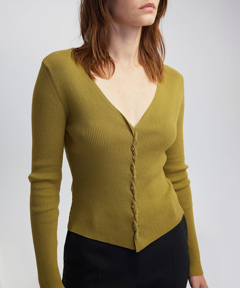 Ipekyol Embellished Ribbed Knit Top - Image 2