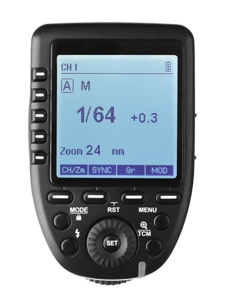 Godox Xpro-S for Sony TTL Wireless Flash Trigger 1/8000s HSS TTL-Convert-Manual Function Large Screen Slanted Design 5 Dedicated Group Buttons 11 Customizable Functions - Image 2