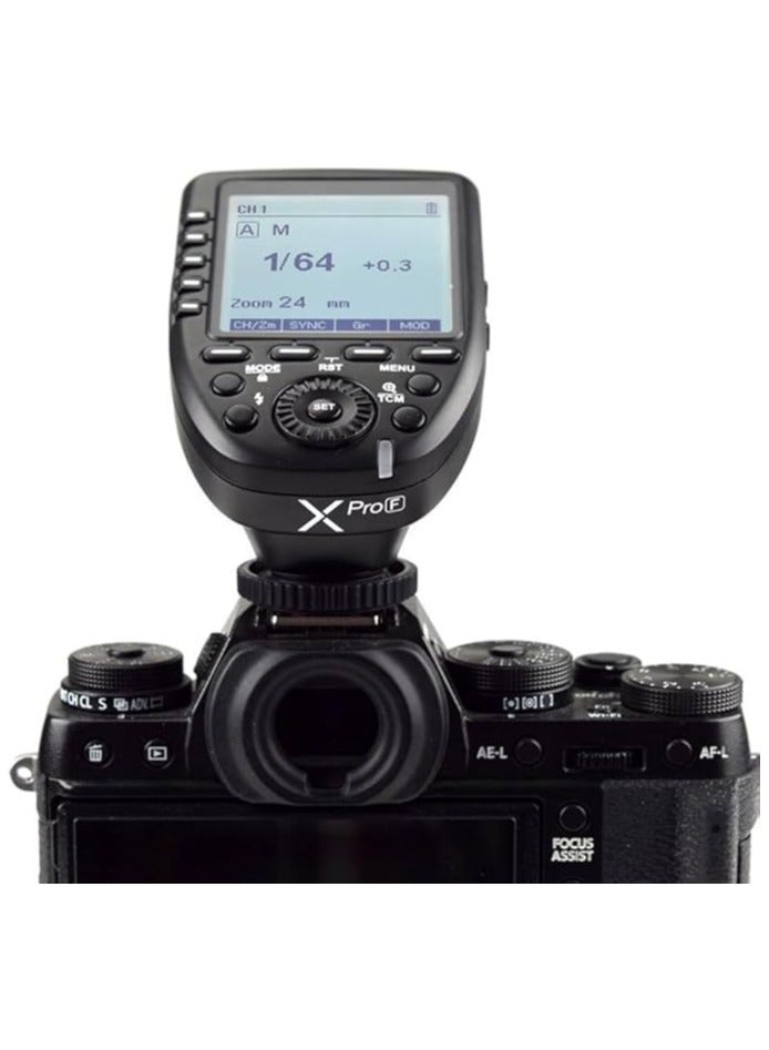 Godox Xpro-S for Sony TTL Wireless Flash Trigger 1/8000s HSS TTL-Convert-Manual Function Large Screen Slanted Design 5 Dedicated Group Buttons 11 Customizable Functions - Image 4