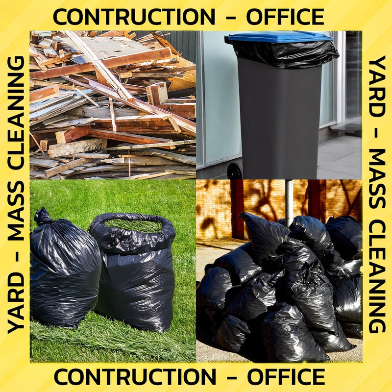 DIVISIONAL 80 Count | Contractor Garbage Bags | 55 Gallon Contractor Bags Heavy Duty | 2 Mil | Heavy Duty Contractor Bags | Contractor Trash Bags | Heavy Duty Trash Bags - Image 2