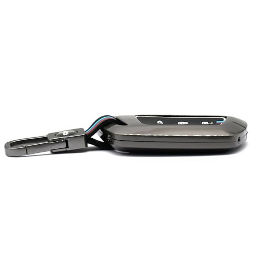 KMH Metal Car Key Cover Compatible with MG Hector, Windsor EV and EV Pro Smart Keycover with Keychain 3 Buttons Smart Key Shell Case Holder Protector, Pack of 1 - Image 5
