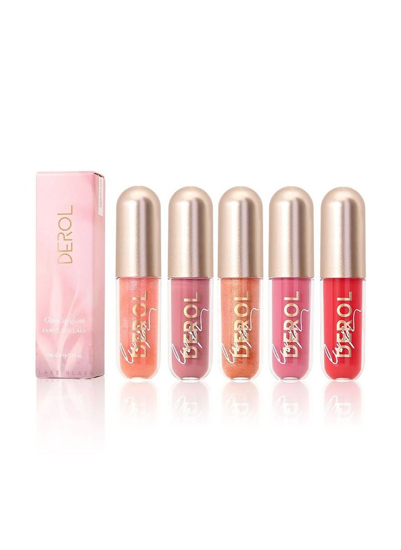 DEROL 5 Piece Fairland Lake Glass Lip Gloss  - Image 1