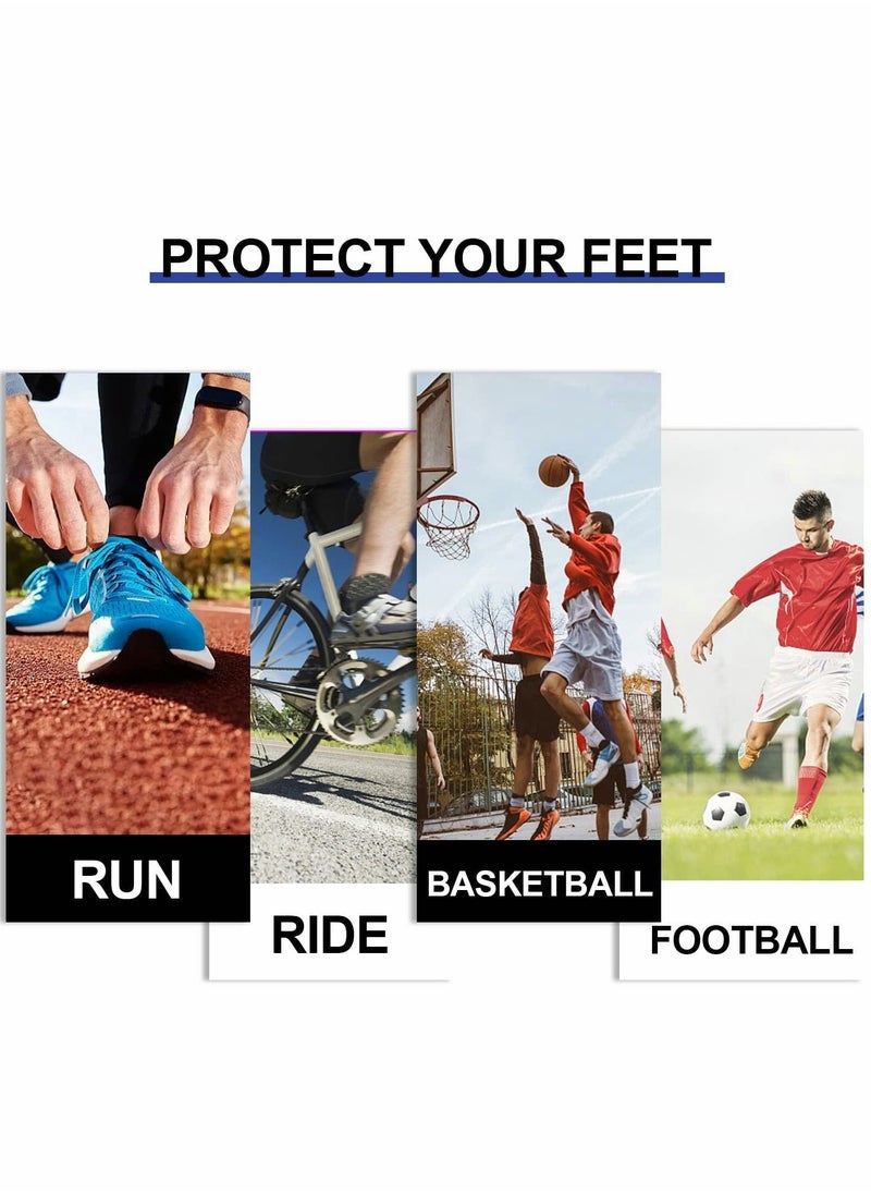 Excefore Basketball Socks, Men's Outdoor Athletic Crew Socks, Athletic Crew Socks for Men Women, Protective Elite Socks, Sports Socks (5 Pairs)  - Image 2