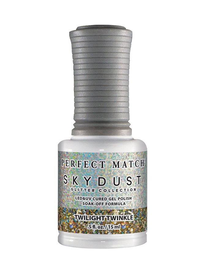 Lechat Gel Nail Polish, Gel Polish Soak Off Led U V Nail Gel Polish Sky Dust Glitter Twilight Twinkle Sdms08 - Image 2