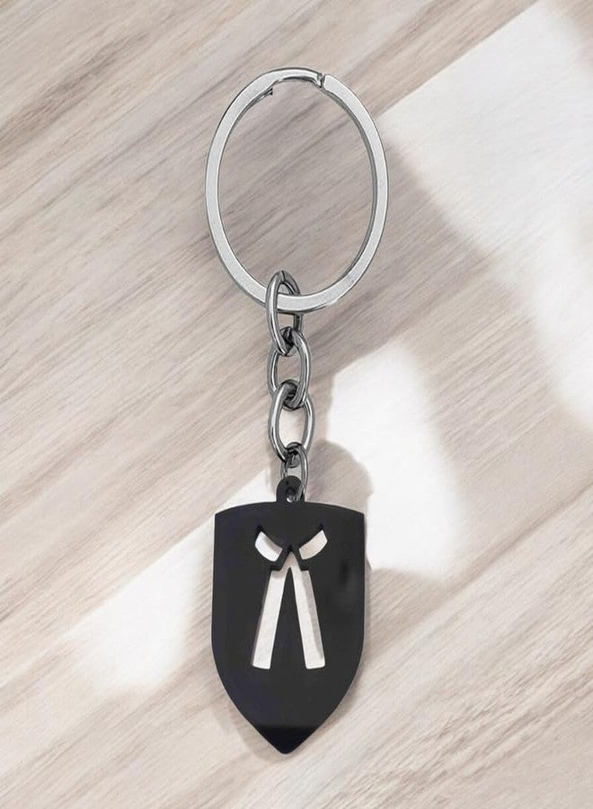 M Men Style Advocate keyring Black keychain for lawyer,judges,and official purpose Key Chain LA501 (Acrylic- Black) - Image 3