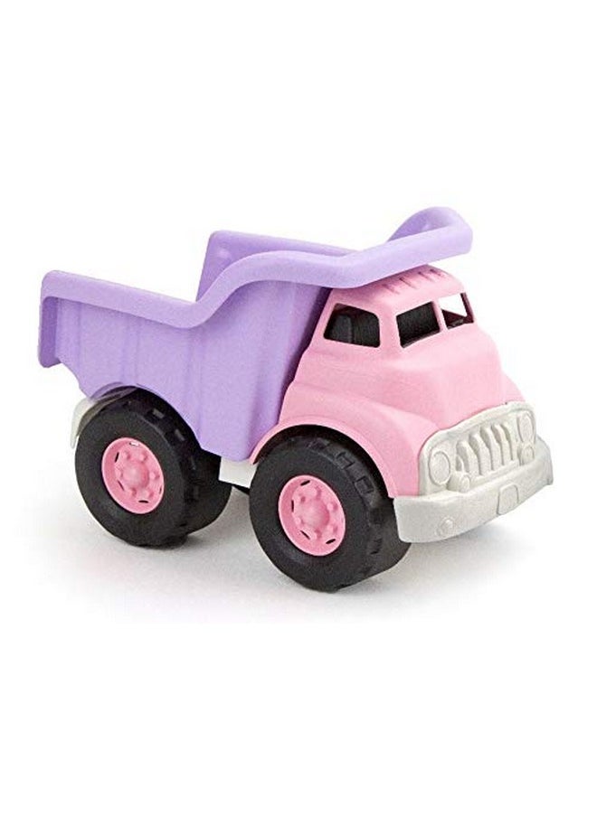 Green Toys Green Toys Dump Truck, Pink/Purple CB - Pretend Play, Motor Skills, Kids Toy Vehicle. No BPA, phthalates, PVC. Dishwasher Safe, Recycled Plastic, Made in USA.  - Image 1