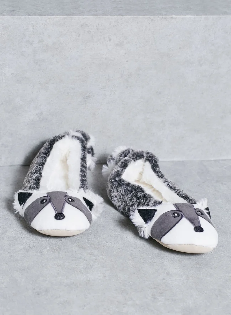 DOROTHY PERKINS Raccoon Slippers