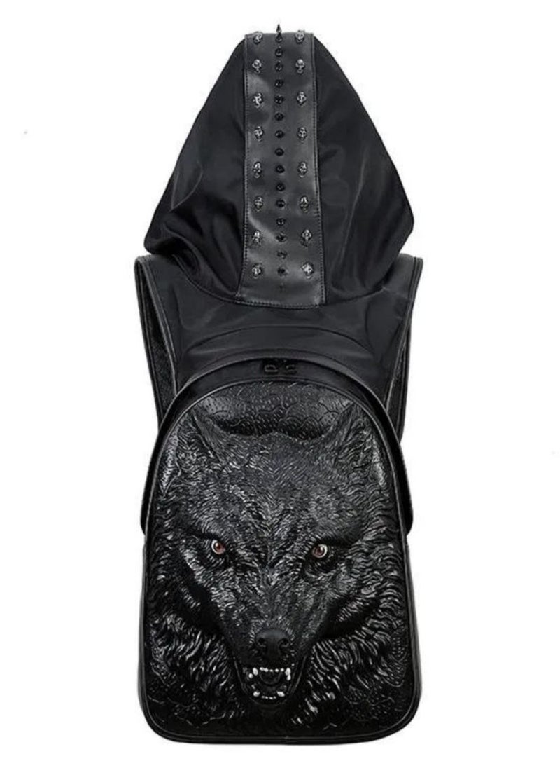 Generic - Embrace the Night's Enigma with Rossie Viren's Dark Werewolf Backpack! | Versatile Stylish Durable | Trendy Practical Fashionable | Best Deals Modern Affordable | Gender-Inclusive - Image 1