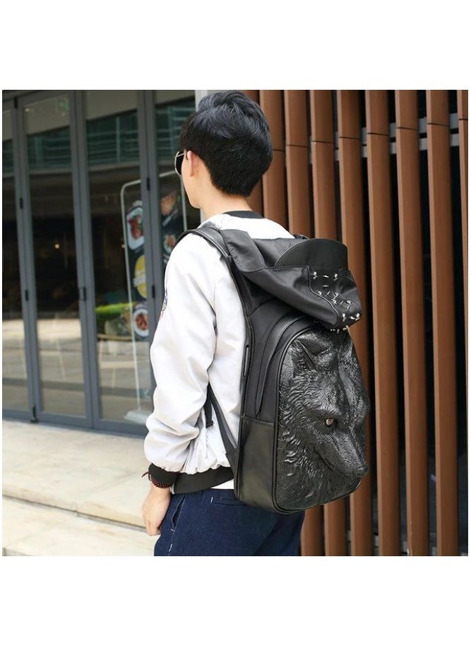 Generic - Embrace the Night's Enigma with Rossie Viren's Dark Werewolf Backpack! | Versatile Stylish Durable | Trendy Practical Fashionable | Best Deals Modern Affordable | Gender-Inclusive - Image 1