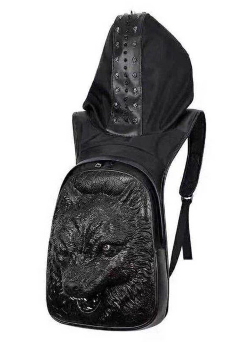Generic - Embrace the Night's Enigma with Rossie Viren's Dark Werewolf Backpack! | Versatile Stylish Durable | Trendy Practical Fashionable | Best Deals Modern Affordable | Gender-Inclusive - Image 1
