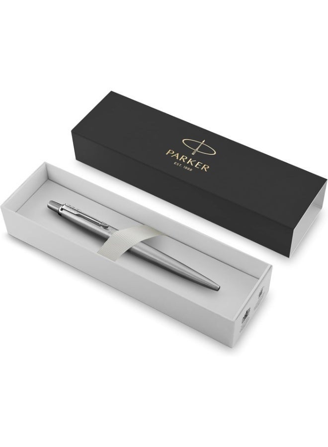 Parker Jotter Stainless Steel Chrome Trim Ballpoint Pen, Gift Boxed - Image 2