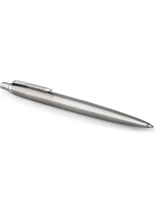 Parker Jotter Stainless Steel Chrome Trim Ballpoint Pen, Gift Boxed - Image 1