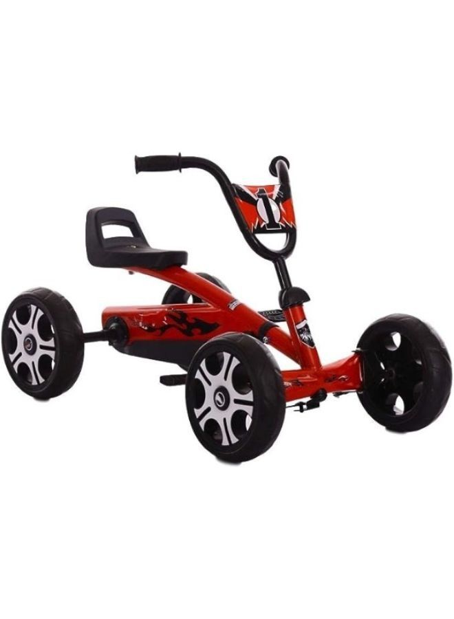 Four-wheeled Kart Baby Stroller Toy Racing Steering Wheel Design Seat - Image 1
