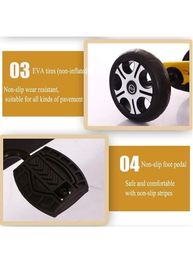 Four-wheeled Kart Baby Stroller Toy Racing Steering Wheel Design Seat - Image 4