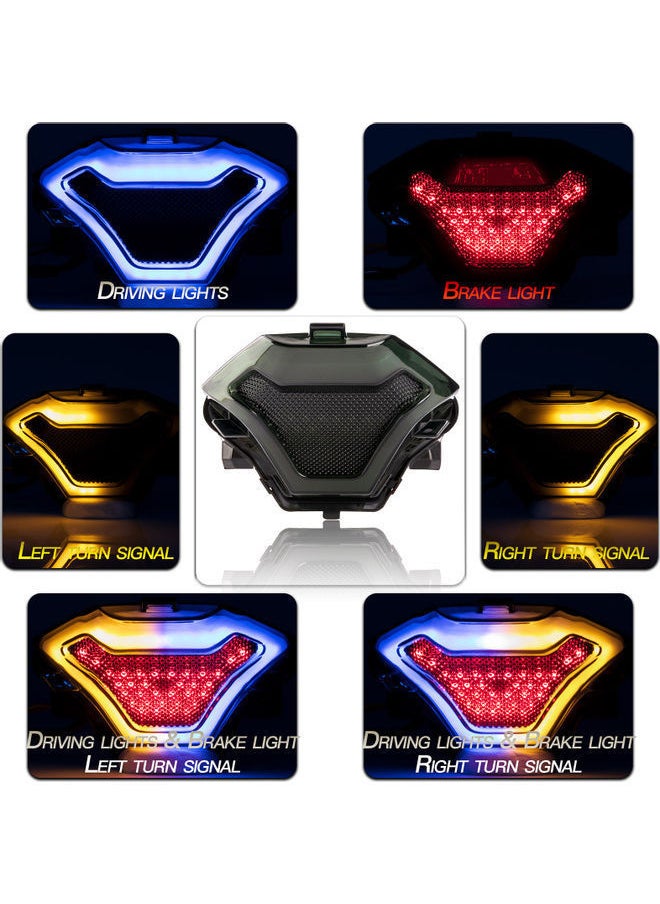 Y&D Motorcycle Brake Light Tail Lamp With LED Turn Signals Replacement For Yamaha YZF R3 R25 Y15ZR MT07 FZ07 LC150  - Image 2