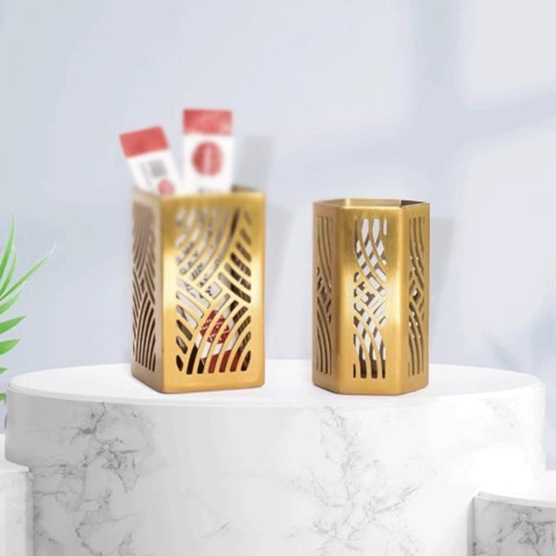 Toothpick Dispenser Stainless Steel Toothpick Holder, Toothpick Jar, Fruit Pick Holder Toothpicks for Appetizers(2) - Image 3