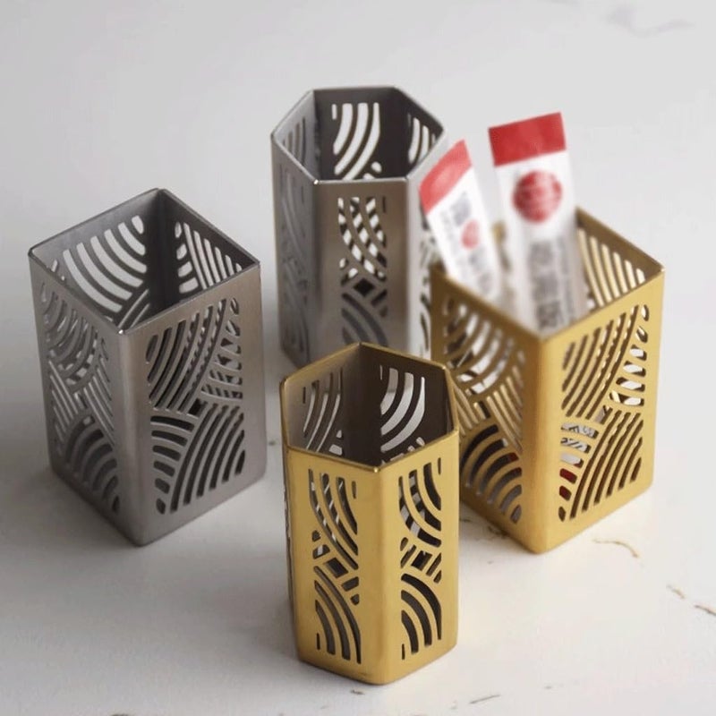 Toothpick Dispenser Stainless Steel Toothpick Holder, Toothpick Jar, Fruit Pick Holder Toothpicks for Appetizers(2) - Image 5