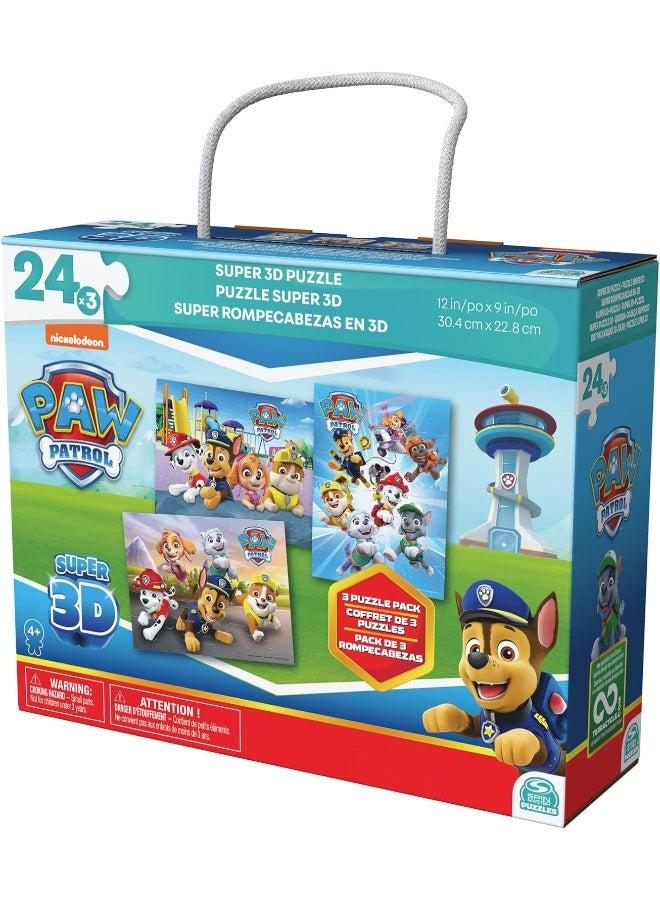 Spin Master Games Puzzle 3D Patrulla Canina Paw Patrol 3 x 24 pieces for Kids Ages 4 years and above - Image 5