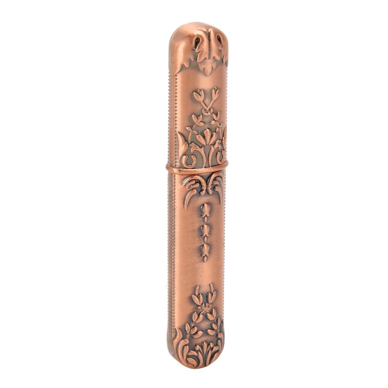 Vintage Rose Gold Sewing Needles Holder Metal Embroidery Storage Case 8.8x2cm - Image 5
