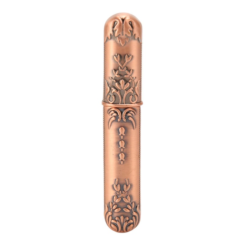 Vintage Rose Gold Sewing Needles Holder Metal Embroidery Storage Case 8.8x2cm - Image 1