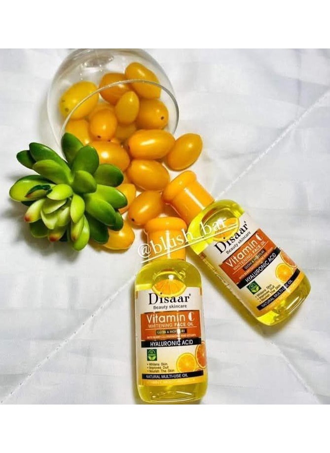 Disaar DISAAR Beauty Vitamin C Face Oil Hyaluronic Acid Facial Moisturizing Essence Nourish Skin 75ml/2.5fl.oz  - Image 2