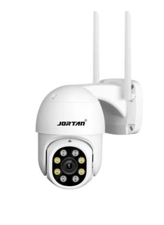 JORTAN 1080P Indoor Outdoor Wireless Wi-Fi Security Camera, Color Night Vision, 2 way Audio, Motion Detection, IP66 Waterproof, PTZ Control, Cloud Storage
