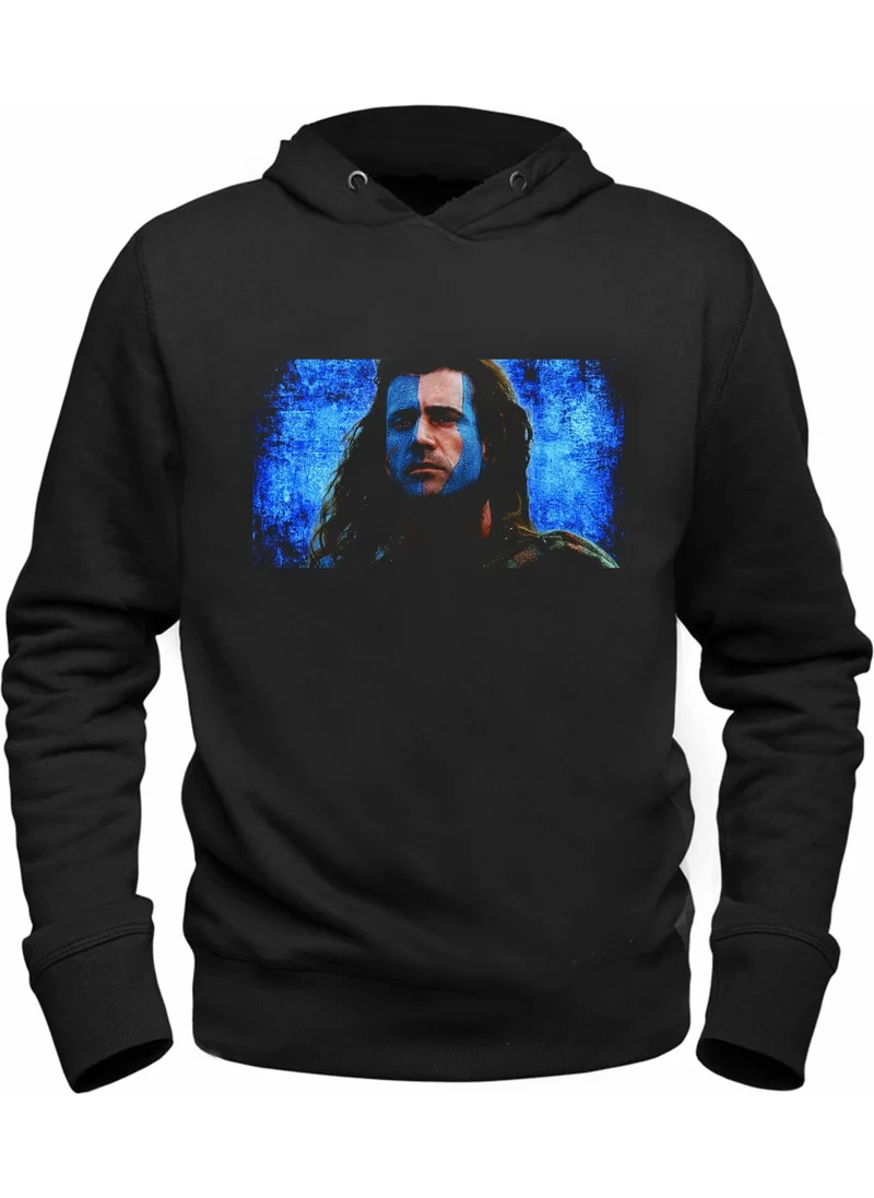 Alfa Tshirt Braveheart Printed Black Sweatshirt