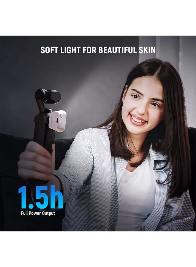 نيوير ضوء تعبئة NEEWER لكاميرا DJI Pocket3 الرياضية، ضوء تعبئة مغناطيسي مخصص، 2800-6500 كلفن، ضوء تعبئة كاميرا Pocket3 - Image 2