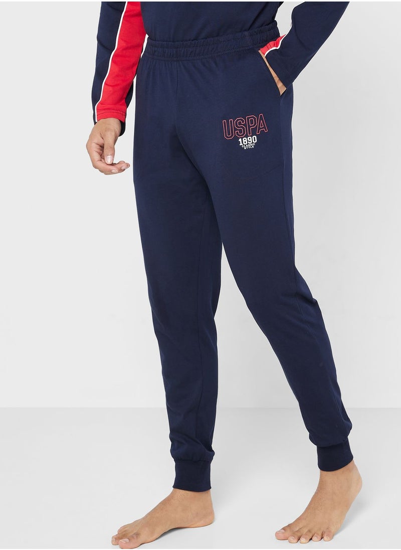 U.S. Polo Assn. - Crew Neck T-Shirt Pyjama Set - Image 1