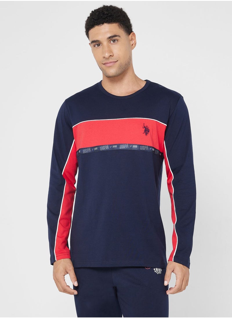 U.S. Polo Assn. - Crew Neck T-Shirt Pyjama Set - Image 1