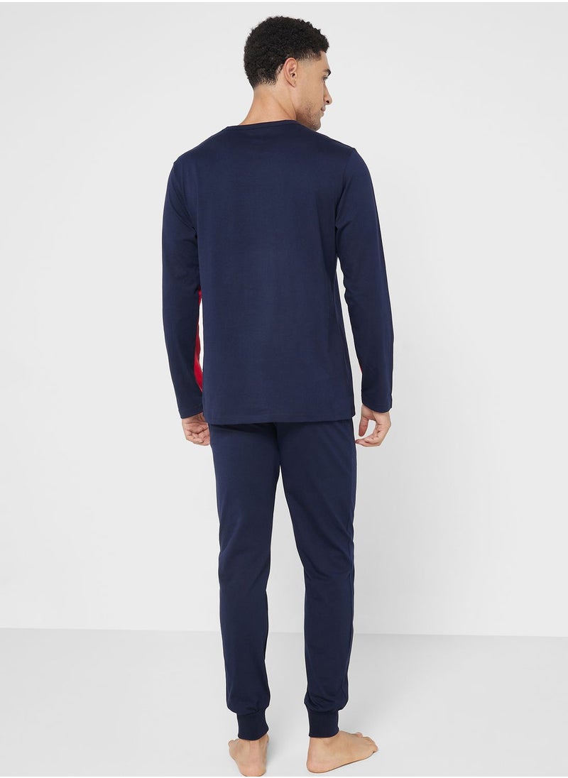 U.S. Polo Assn. - Crew Neck T-Shirt Pyjama Set - Image 1
