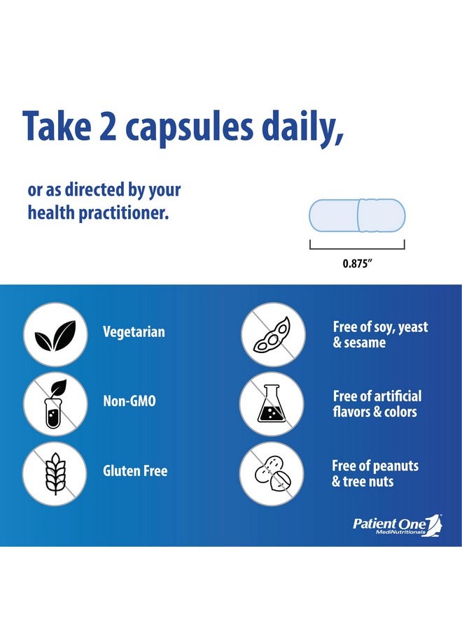 Patient One Patient One NeuroOne | Supplement to Support Memory, Cognition, Mood and Focus* | with Citicoline, Acetyl-L-Carnitine, Gingko and More | 60 Capsules  - Image 3