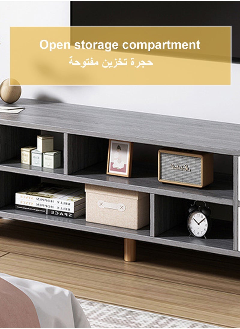 Sharpdo Modern Home TV Cabinet Coffee Table Combination Storage Cabinet 140*30*38CM  - Image 2