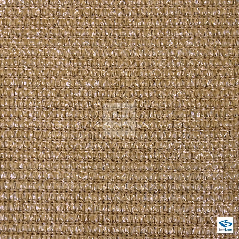 FenceScreen 6ft x 50ft Fence Windscreen - Tan Beige 85% Blockage Privacy Screen Mesh Fence Cover - 3 Year Warranty 155 GSM - Image 4