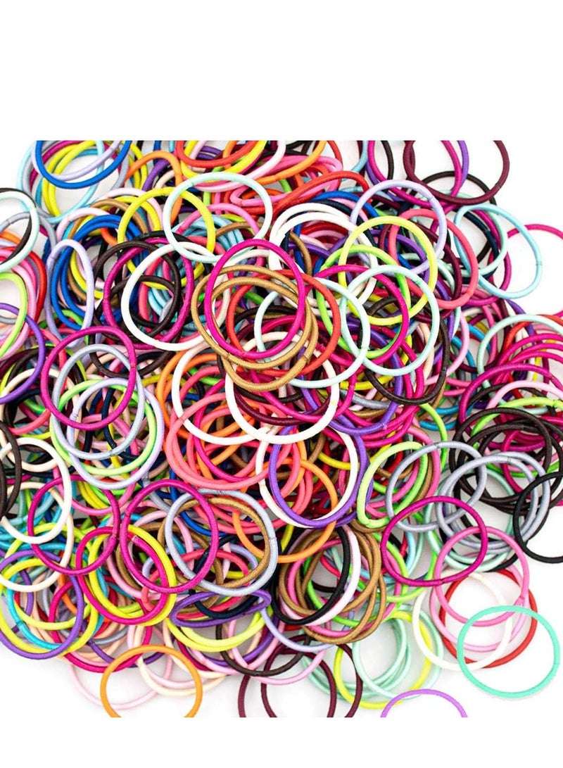 Loquat Baby Hair Ties for Girls - 200 Pieces Small Elastic Hair Bands for Toddlers Ponytail Holders, Baby Girls Hair Ties, Hair Accessories for Kids and Babies - Image 3