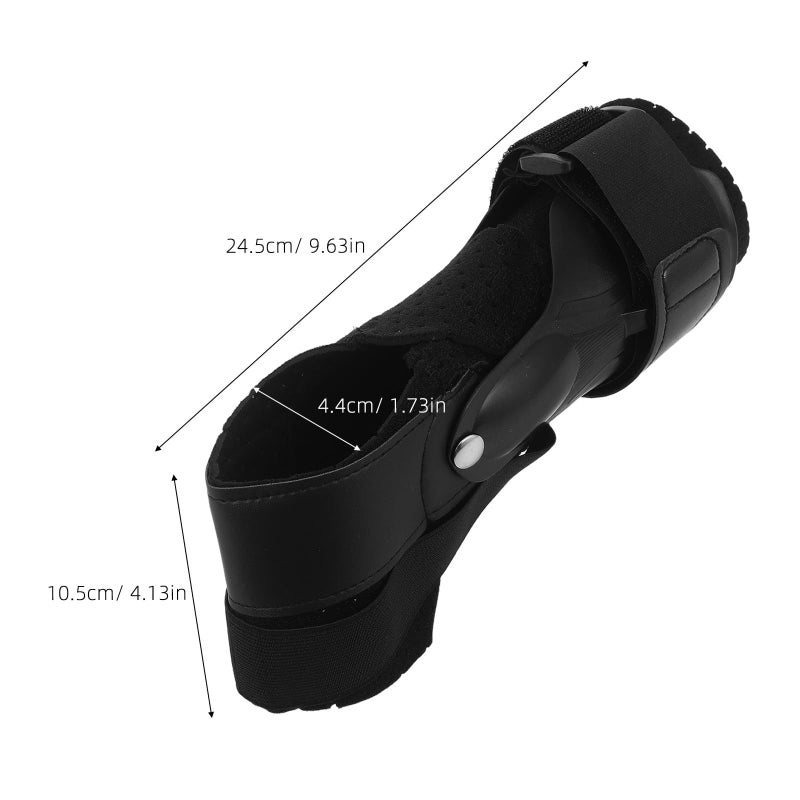 Athletic Ankle Brace Adjustable Compression Support Wrap With Sturdy Stabilizer For Sports Injury Prevention Black Size L 40 43 Suitable For Volleyball Soccer Basketball Hiking - Image 3