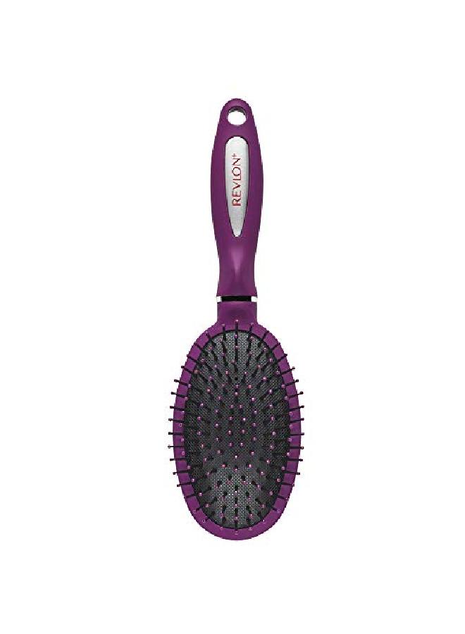 Revlon Detangle & Smooth Berry Cushion Hair Brush - Image 3
