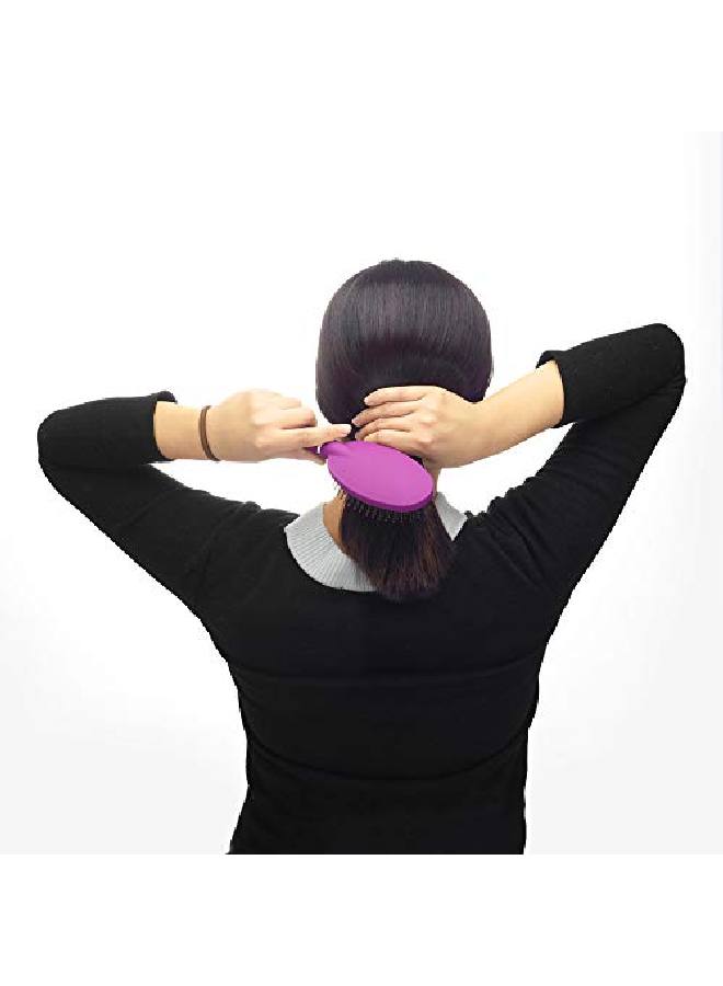 Revlon Detangle & Smooth Berry Cushion Hair Brush - Image 5