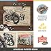 Nostalgic Art NostalgicArt Retro Puzzle 1000 Pieces 189 x 268 Route 66 Bike Map Gift idea for Route 66 Fans for Adults Packed in a tin Box - Image 4