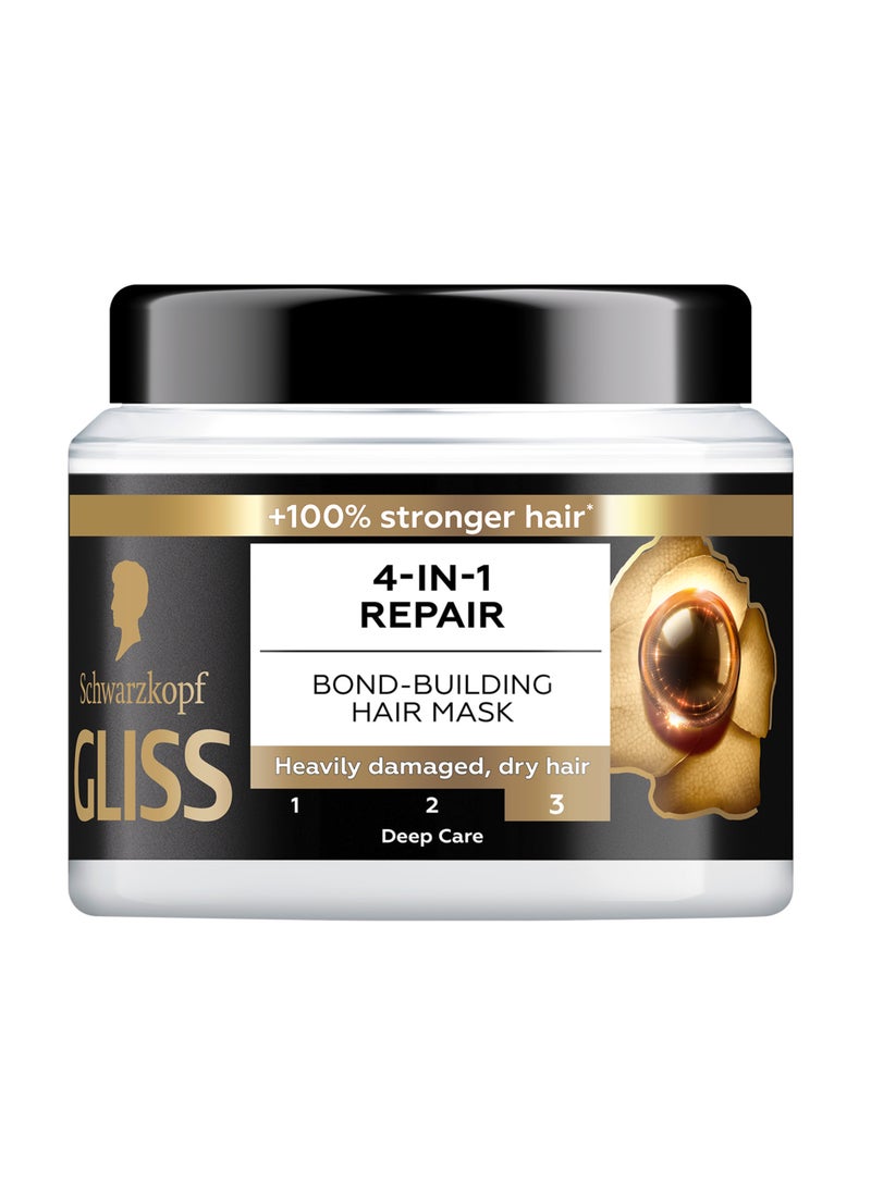 Schwarzkopf Gliss 4-IN-1 Repair Bond-Building Hair Mask, 400ml - Image 1