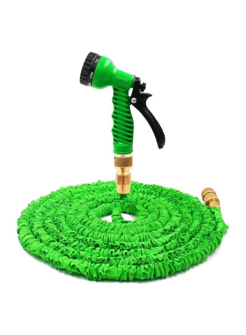 KNP KNP Magic Garden Hose With Spray Nozzle (75 ft) a versatile and reliable solution for all your outdoor watering needs. - Image 1