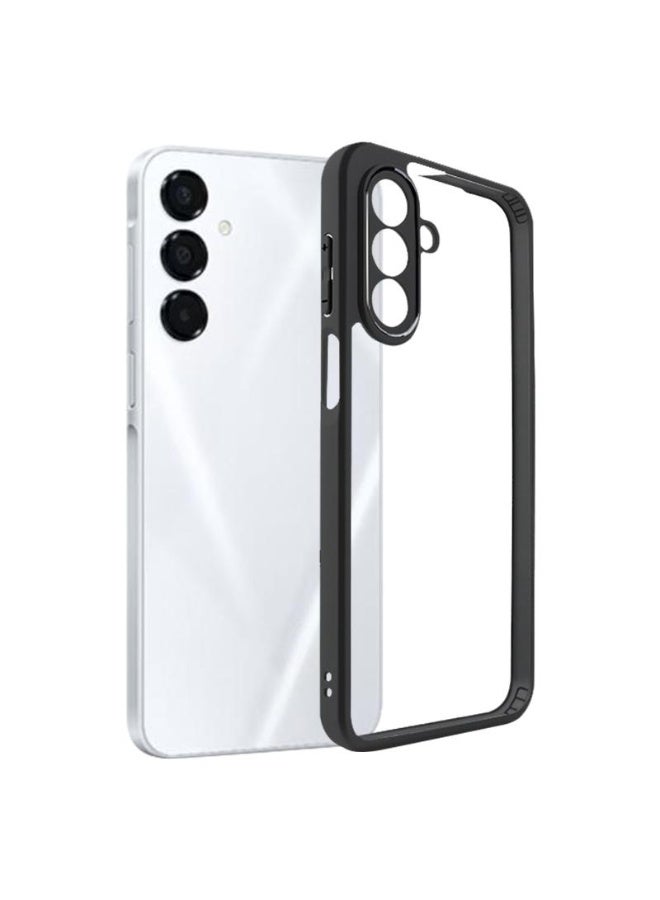 Case Cover Shockproof Hard PC Back Soft TPU Frame Anti-yellowing Slim Protective Cover Compatible with Samsung Galaxy A17 (Clear) - Image 1