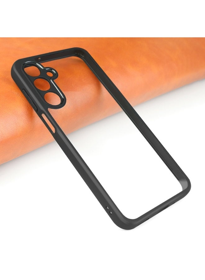 Case Cover Shockproof Hard PC Back Soft TPU Frame Anti-yellowing Slim Protective Cover Compatible with Samsung Galaxy A17 (Clear) - Image 2