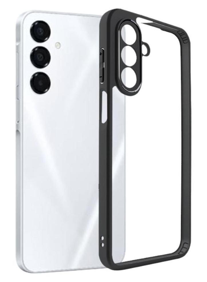 Case Cover Shockproof Hard PC Back Soft TPU Frame Anti-yellowing Slim Protective Cover Compatible with Samsung Galaxy A17 (Clear) - Image 1
