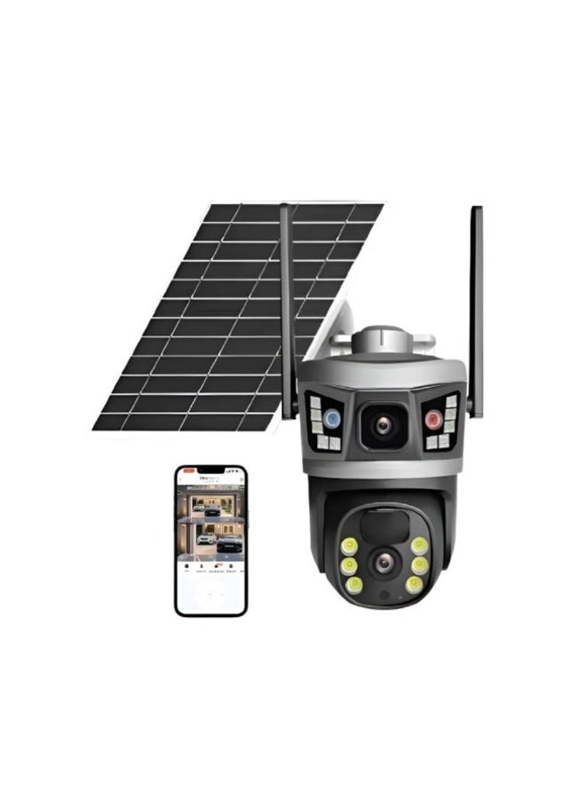 Dreamzon HD Intelligent Solar Energy Alert PTZ Camera Easy Installation 8MP Ultra HD and 5G WiFi Network - Image 3