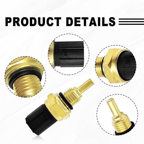 SYudwen Engine Coolant Temperature Sensor Replaces# TX37, 37870PJ7003 Compatible with Honda Prelude Civic del Sol Insight CR-V CRX Accord Odyssey Pilot, Isuzu Oasis, Acura MDX CL NSX Integra TL RL - Image 3