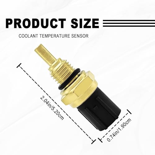 SYudwen Engine Coolant Temperature Sensor Replaces# TX37, 37870PJ7003 Compatible with Honda Prelude Civic del Sol Insight CR-V CRX Accord Odyssey Pilot, Isuzu Oasis, Acura MDX CL NSX Integra TL RL - Image 2