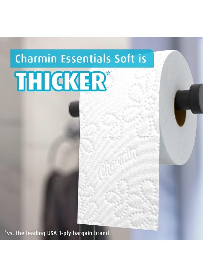 Charmin Essentials Soft Mega 2 Ply Toilet Paper 12 Rolls=48 Regular - Image 4