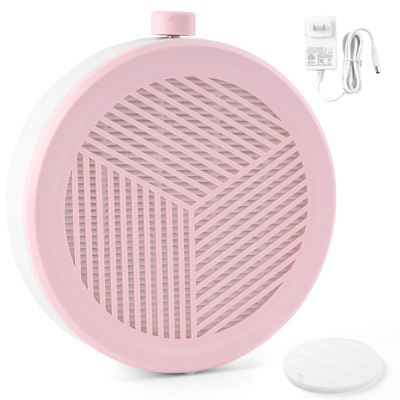 ANGNYA Nail Dust Collector Small Compact Vacuum Fan Dust Collector for Beginner with Reusable Filter Powerful Dust Suction Machine Manicure Pedicure Tool for Acrylic Nail Polishing Home Use